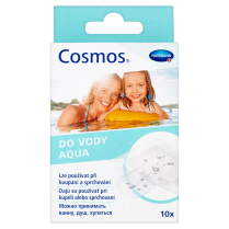 Náplast Cosmos Agua Voděodolná 10ks tři rozměry bílá