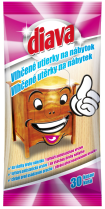 Leštěnka DIAVA utěrky na nábytek 30 utěrek