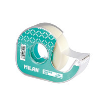 Lepicí páska MILAN BANK TAPE 19mm x 33m neviditelná s odvíječem