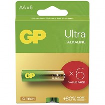 Baterie GP Ultra Alkaline 4 + 2 ks tužkové AA 1,5 V