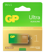 Baterie GP Ultra Alkaline 1 ks  9V