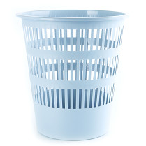 Koš odpadkový Office děrovaný 12 L šedý