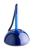 Kuličková tužka ICO se stojánkem Lux trans.modrá