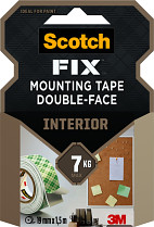Páska oboustranná montážní 3M Scotch Fix  "Interior" 19mm x 1,5m
