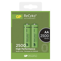 Baterie nabíjecí GP ReCyko+ AA 2700mAh NiMH 2ks 