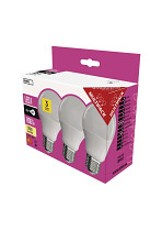 Žárovka E27 LED Classic 8,5W (806lm/ekv. 60W) teplá bílá balení 3 kusy