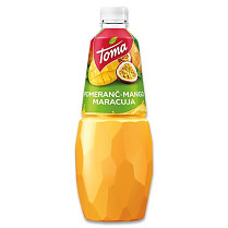 TOMA ovocný nápoj Pomeranč-Maracuja-Mango 1L PET