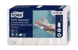 Ručníky papírové Z-Z Tork Xpress® Compressed Soft Multifold 100888 jemné stlačené 170ks 2-vrstvé bílé 100888 ( prodej po 12 kusech ) systém H2