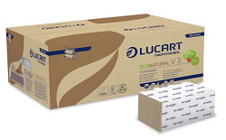 Ručníky papír. Z-Z 2-vrstvé LUCART ECO NATURAL 190 ks