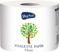 Toaletní papír Big Soft Classic 1000 36 rol. 2-vrstvý bílý