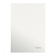 Zápisník s tvrdými deskami Leitz WOW A4 Perleťová bílá čtvereček DOPRODEJ!!!