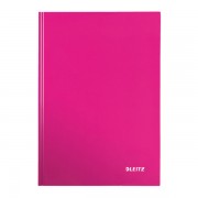 Zápisník s tvrdými deskami Leitz WOW A4 Metalická růžová čtvereček DOPRODEJ!!!