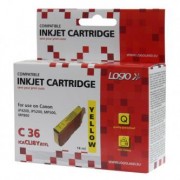 Logo kompatibilní ink s CLI8Y, yellow, 14ml, pro Canon iP4200, iP5200, iP5200R, MP500, MP800