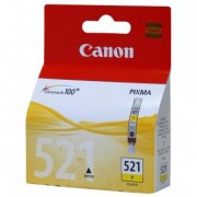 Canon originální ink CLI521Y, yellow, 505str., 9ml, 2936B008, 2936B005, blistr s ochranou, Canon iP3600, iP4600, MP620, MP630, MP9
