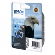 Epson originální ink C13T00740310, black/color, Epson Stylus Photo 870, 875DC, 790, 890, 895, 915