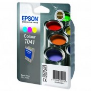 Epson originální ink C13T041040, color, 300str., Epson Stylus C62, CX3200