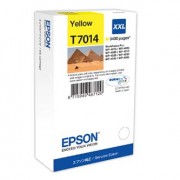 Epson originální ink C13T70144010, yellow, 3400str., Epson WorkForce Pro WP4000, 4500 series