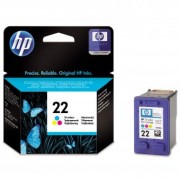 HP originální ink C9352AE, No.22, color, 138str., 5ml, HP PSC-1410, DeskJet F380, D2300, OJ-4300, 5600