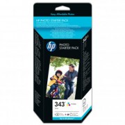 HP originální ink Q7948EE, color, 60str., 7ml, HP C8766xx + Paper 10x15 cm, 60 listů, 240 g/m2, Promo pack