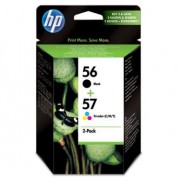 HP originální ink SA342AE, No.56 + No.57, black/color, 520/500str., 2ks, HP 2-Pack, C6656 + C6657