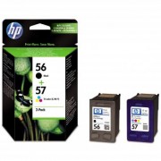 HP originální ink SA342AE#241, No.56 + No.57, black/color, 520/500str., blistr, 2ks, HP 2-Pack, C6656 + C6657