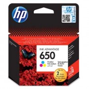 HP originální ink CZ102AE#BHK, No.650, color, 200str., HP Deskjet Ink Advantage 2515 AiO, 3515 e-Ai0