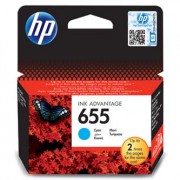 HP originální ink CZ110AE#BHK, No.655, cyan, 600str., HP Deskjet Ink Advantage 3525, 5525, 6525, 4615 e-AiO