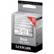 Lexmark originální ink 18C0034E, #34XL, black, 475str., Lexmark Z815, Z518, Z818, X5250, 5260, P915, P6250