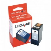 Lexmark originální ink 18C0034BL, #34, black, 475str., blistr, Lexmark Z815, Z518, Z818, X5250, 5260, P915, P6250