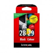 Lexmark originální ink 18C1520E, #28+29, black/color, Lexmark Z845, P350, Z1300, Z1320