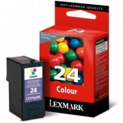 Lexmark originální ink 18C1524E, #24, color, return, Lexmark Z1420, X4530