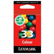 Lexmark originální ink 18CX033E, #33+, color, 220str., Lexmark Z815, Z518, Z818, X5250, 5260, P915, P6250
