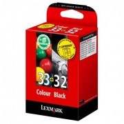 Lexmark originální ink 80D2951, #32+33, black/color, Lexmark Z815, Z816, Z818, X5250, 5260, P915, P6250