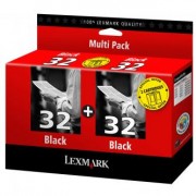 Lexmark originální ink 80D2956, twin #32+, black, 460 (2x230)str., 2ks, Lexmark Z815, Z816, X7170, X5250, 5260, P915, P6250