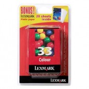 Lexmark originální ink 80D2959, #33, color, Lexmark X5260, P915, P6250