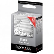 Lexmark originální ink 18C2190E, #36XLA, black, 500str., Lexmark Z2420, X4650