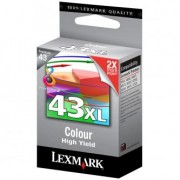 Lexmark originální ink 18YX143E, #43XL, color, 554str., Lexmark X9350, P350