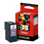 Lexmark originální ink 18CX033B, #33 HY, color, 285str., blistr, Lexmark Z815, Z518, Z818, X5250, 5260, P915, P6250