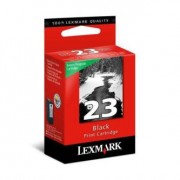 Lexmark originální ink 18C1523B, #23, black, return, blistr, Lexmark Z1420, X4530